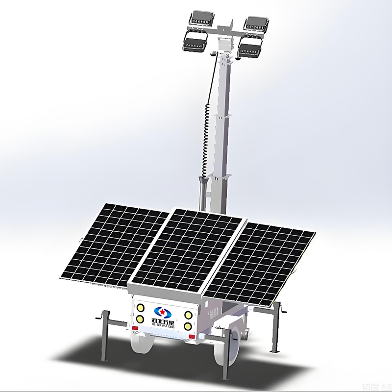 移動式光伏發(fā)電儲能應(yīng)急照明災(zāi)害報(bào)警搶險(xiǎn)救災(zāi)一體化方艙